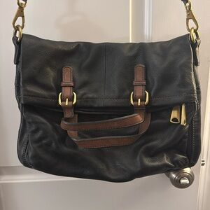 Fossil messenger leather bag